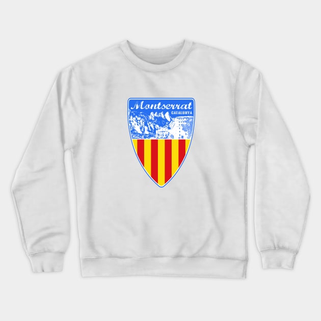 Montserrat Catalunya Crewneck Sweatshirt by Jared S Davies